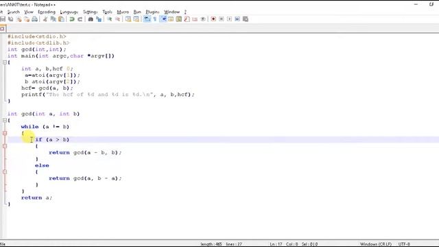 TCS EASY METHOD TO FIND GCD OF TWO NUMBERS using recursion by C MADE EASY||cmadeeasy||c made easy смотреть онлайн