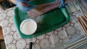 Обработка трубочек.