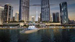 Dubai Creek Harbour - Time Lapse CGI Flythrough