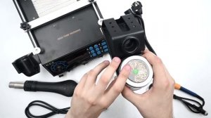 Станция паяльная W.E.P 853AAA + нагреватель плат