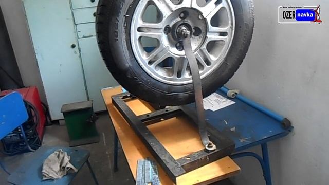 Балансировка колес в домашних условиях balancing