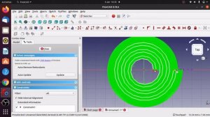 FreeCAD: Creating a spiral from Part WB & pocketing into a pad (Removing material 1) Beginners Guid