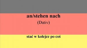 Rekcja czasowników Celownik/REKTION DER VERBEN DATIV
