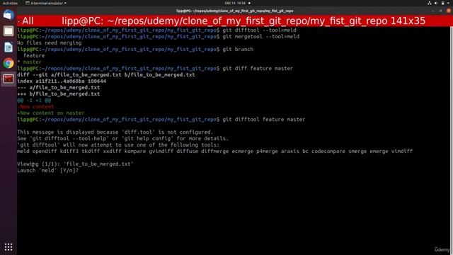 Merge and diff tools in git смотреть онлайн