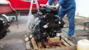Start engine Mercury MerCruiser V6 | запуск двигателя от катера