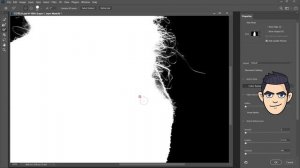 Refine Edge in Photoshop Tutorial - Cut out hair in Photoshop - Select Subject, Select and Mask