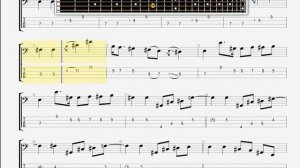 Beatles The   And Your Bird Can Sing BASS GUITAR TABLATURE