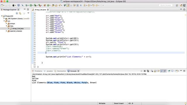 00058 Array List: Learn How to Code The Complete Core Java Programming Course смотреть онлайн