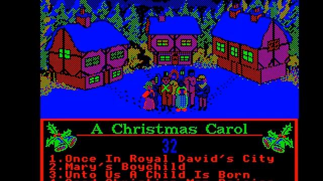 CHRISTMAS CRACKERS - NAME THE CAROL ( BBC Micro ) MERRY CHRISTMAS 2021