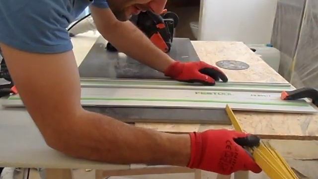 Protool AGP + DCC AGP 125 + Festool FS + Festool SRM 45  cięcie gresu. смотреть онлайн