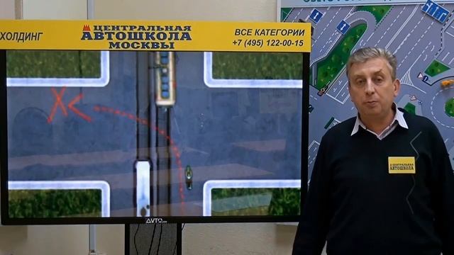 ПДД для водителей скутера.#1:Расположение скутера на проезжей части смотреть онлайн