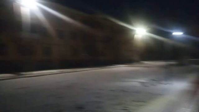 Желтые Воды красивый город вночи. Март 2021г. смотреть онлайн