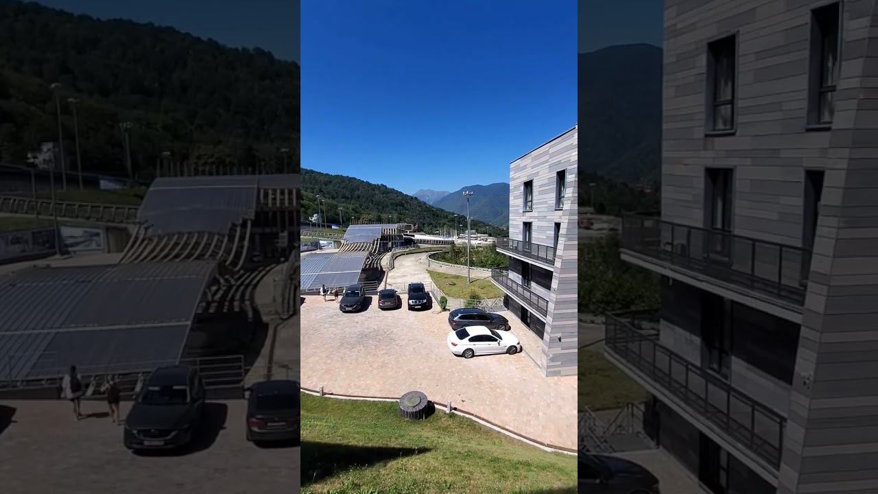 Доброе утро из Красной Поляны! О погоде на 27 августа: Утром +22°...+28° Ясно☀️ #shorts #skypark смотреть онлайн