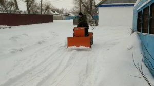 Минитрактор классика уборка снега ??
