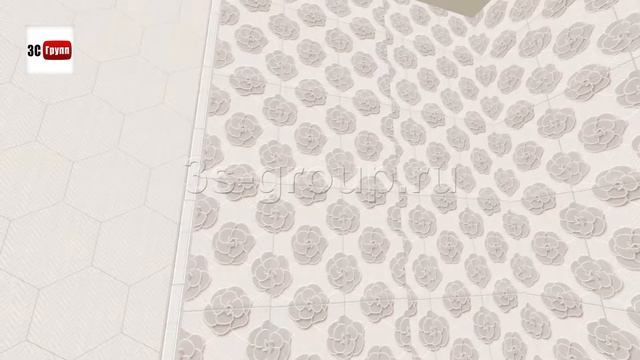 Плитка Керама Марацци «Багатель» - в интерьере | Вариант дизайна ванной смотреть онлайн