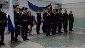 Торжественная передача копии Знамени Победы