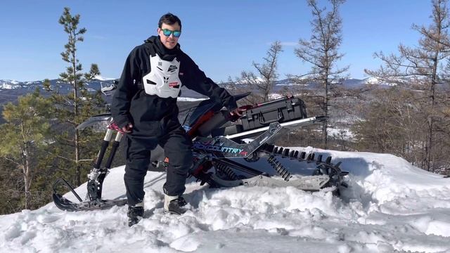 Полезные мелочи для сноубайка и обзор моего комплекта #ktm #snowbike #dirtbike смотреть онлайн