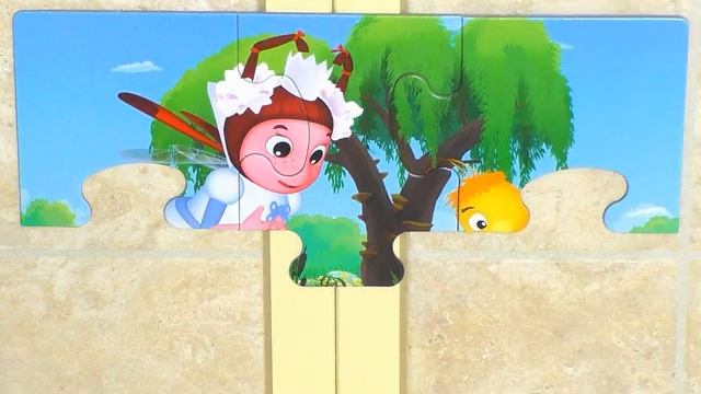 Лунтик Мила и Пчеленок- Собираем пазлы для малышей Лунтик | Puzzle time