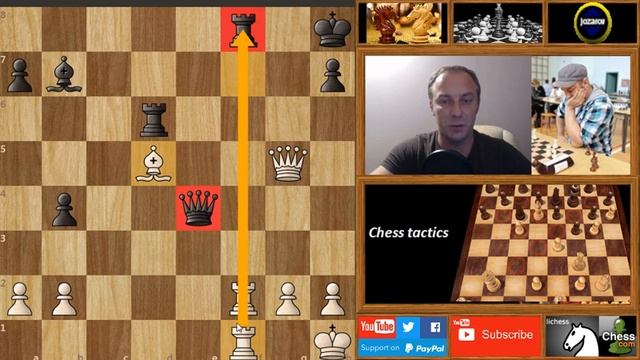 Chess tactics - Chess puzzles - Discovered attack
