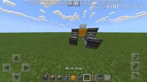 Рабочий танк в майнкрафте пе. Working tank in minecraft pe.