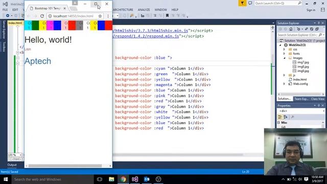 Grid System in Boot Strap Part 1 смотреть онлайн