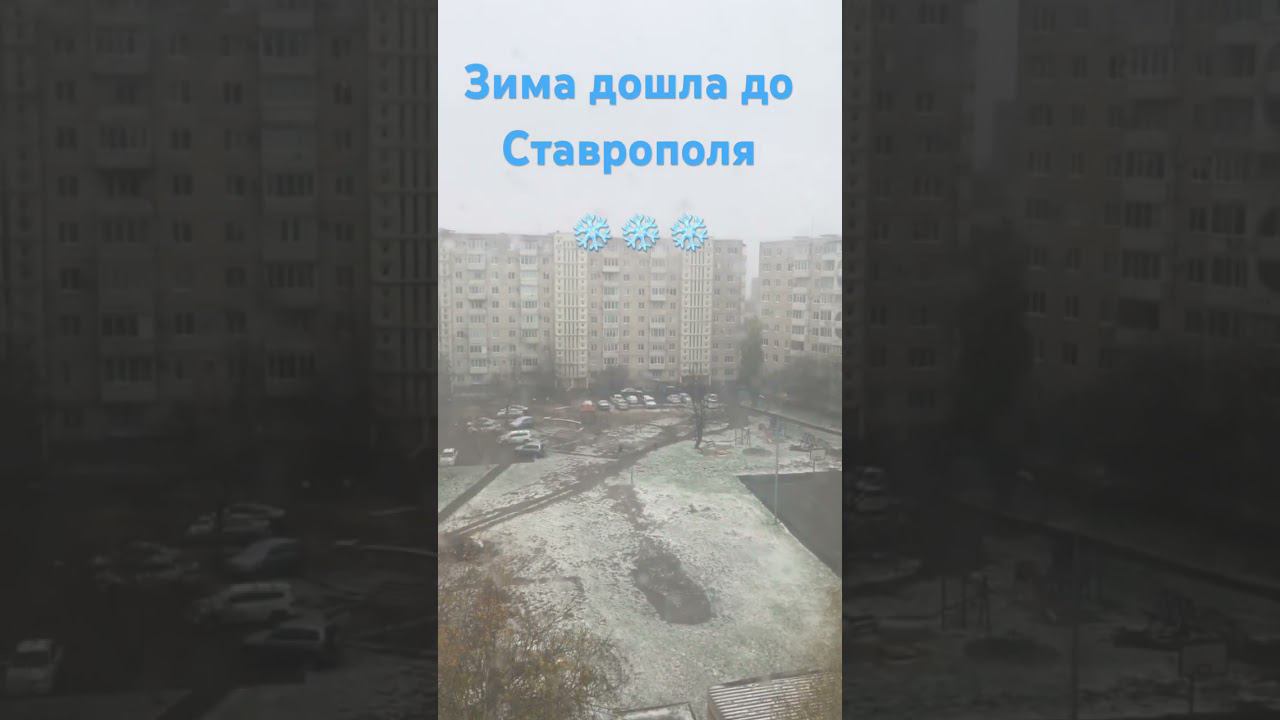 #ставрополь #новости #осень #осень2023 #погода #холодно #снег #зима