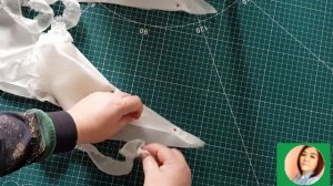 Шью большой съемный воротник с оригинальной системой фиксации