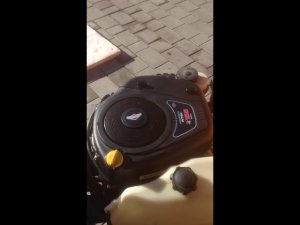 Замена двиг. briggs&stratton 15.5hp