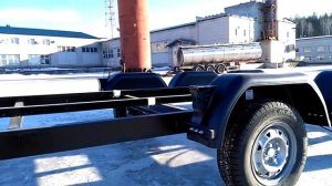 ТРЁХОСНЫЙ ПРИЦЕП-ШАССИ от ПРОИЗВОДИТЕЛЯ