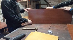 Тумба под инструмент из старого шкафа | DIY |