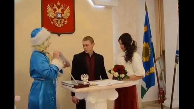 Регистрация брака Григорьевых Григория и Александры, 31.12.16, Блокнот Россошь смотреть онлайн