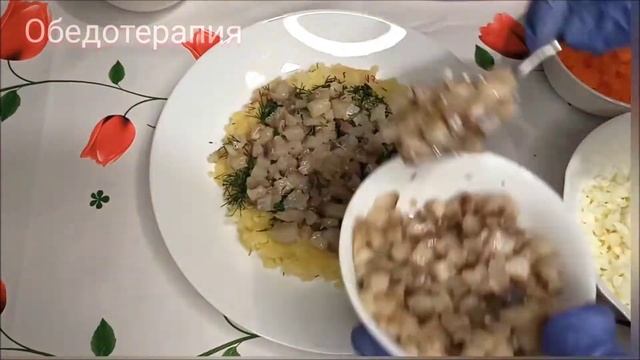 Салат Футбольный Мяч просто и легко как приготовить