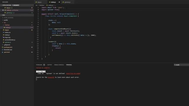 React HOC tutorial (Higher Order Components) смотреть онлайн