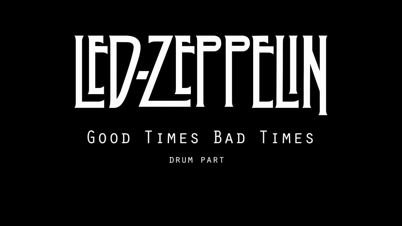 LED ZEPPELIN - Good Times Bad Times (1969) - партия барабанов смотреть онлайн