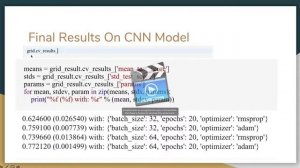 Group 3 Grid Search API To Tune Parameters In CNN II