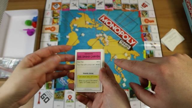 Monopoly Travel World Tour Board Game Review! | Board Game Night