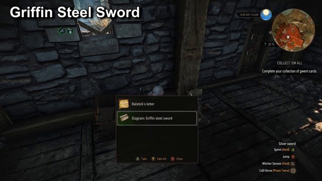 Witcher 3 - Best Armor Early Game Location - Griffin School Gear Location! смотреть онлайн