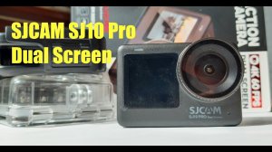 Экшен камера SJCAM SJ10 Pro с двумя экранами, распаковка. Не спешите покупать - выслали брак.