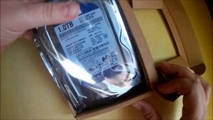Распаковка Жесткого диска Western Digital Blue 1TB WD10EZEX