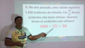 Matemática - Aula 1 e 2 - 6ºAno - (23/08 a 28/08) - Frações como divisão de números naturais.