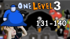 #14 Побег стикмена из тюрьмы! One Level 3! Босс Пузан! Уровни 131-140