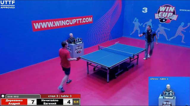 Деревянко Андрей 2-3 Нечитайло Евгений Турнир Восток 3 WIN CUP 10.01.21 Прямая трансляция Зал 3 смотреть онлайн