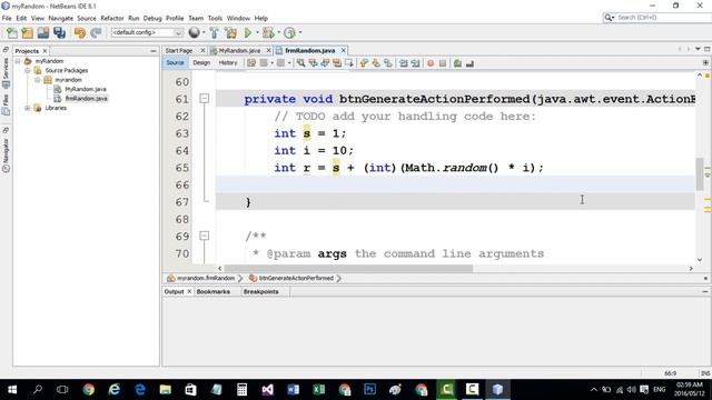 #082 Generate Or Create Random Numbers In JAVA NetBeans تعلم الجافا من البداية الي الاحتراف JAVA Ze смотреть онлайн