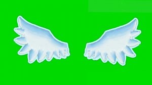 Анимация крыльев гача лайф / футаж крыльев на зелёном фоне / футаж гача лайф
