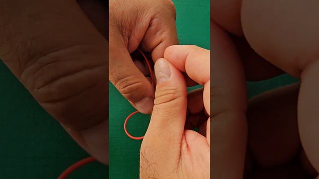 Scaffold knot -  fishing knot for any fishing line - instructions on how to make a tightening loop