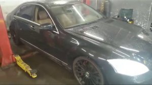 Тест родео гидроподвеска Mercedes S600 W221 V12 BiTurbo BRABUS #mercedes #brabus #amg