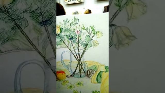 КАК рисовать акварельными карандашами 2 смотреть онлайн