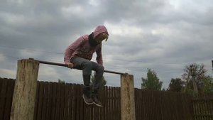 Как сделать Гробик на турнике!!!!!!!