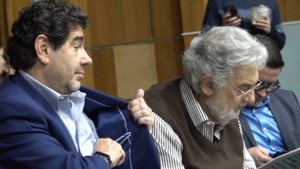 REHEARSAL PLACIDO DOMINGO AND PLACIDO DOMINGO  (JR.) 5TH STUDIO OF THE RECORDING HOUSE 15/10/2019.