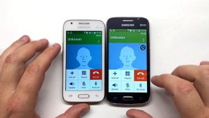 Samsung Galaxy Ace 4 vs Galaxy Star Advance Incoming Call Over the Horizon at the Same Time